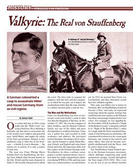 Valkyrie:The Real Von Stauffenberg