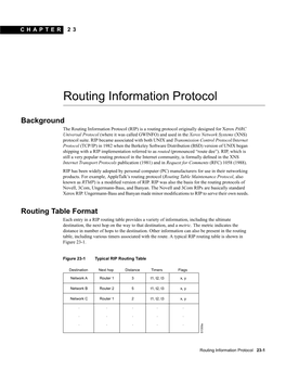 Routing Information Protocol