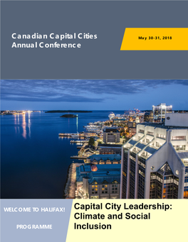 Capital City Leadership: Climate and Social Inclusion