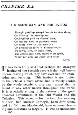 The Scotsman and Education