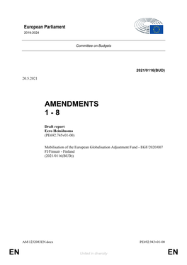 En En Amendments 1