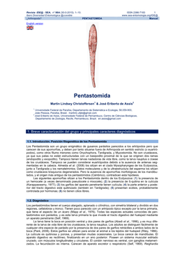 PENTASTOMIDA Manual English Version