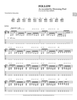 Follow Guitar Tab