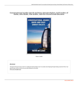 Conversational Arabic Quick and Easy: Emirati Dialect, Gulf Arabic of Dubai, Abu