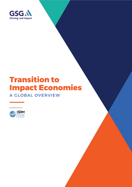 Transition to Impact Economies a Global Overview