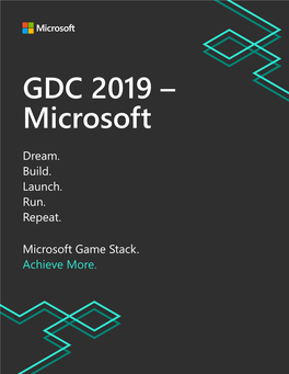 GDC 2019 – Microsoft