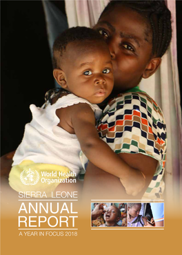 WHO Sierra Leone Annual 2018 Annual Report