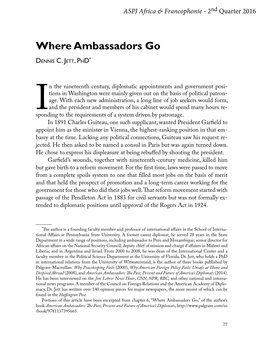 Where Ambassadors Go