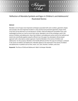 Reflection of Mandala Symbols and Signs in Children's and Adolescents' Illustrated Stories
