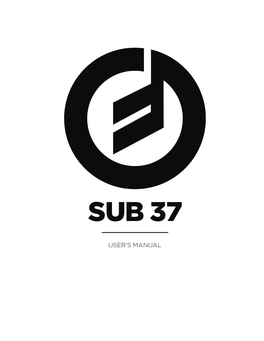 Sub 37 Manual