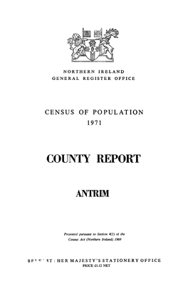 1971 Census Antrim County Report