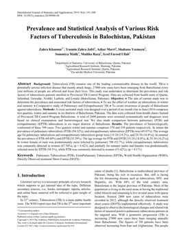 PTB), Extrapulmonary Tuberculosis (EPTB), World Health Organization (WHO), Directly Observed Treatment Short Course (DOTS