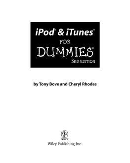 Ipod® & Itunes® Dummies‰