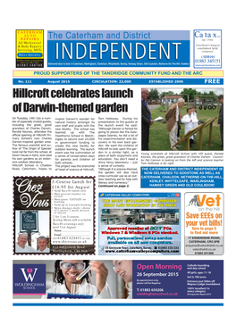 Hillcroft Celebrates Launch of Darwin-Themed Garden