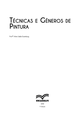 Técnicas E Gêneros De Pintura