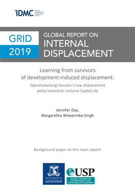 Learning from Survivors of Development-Induced Displacement: Operationalising Vanuatu’S New Displacement Policy Toward an Inclusive Capital City