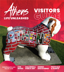 Visitors Guide Is Produced by the Athens Convention & Visitors Bureau