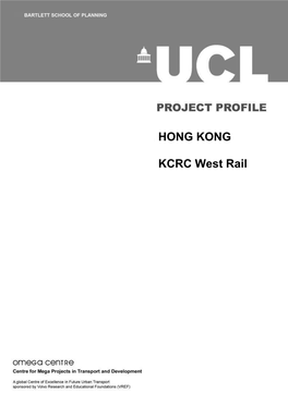 HONG KONG KCRC West Rail