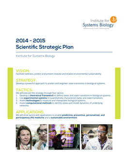 2015 Scientific Strategic Plan