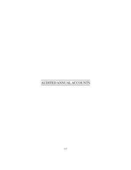 Audited Annual Accounts