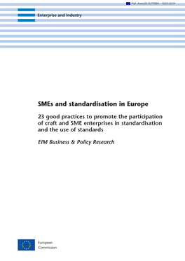 Smes and Standardisation in Europe