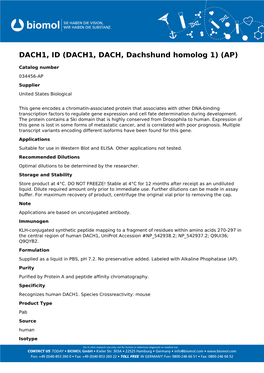 Usbiological Datasheet