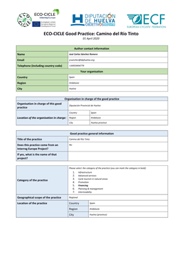 Studies & Reports Apr 10, 2020 Eco-Cicle Good Practice Camino