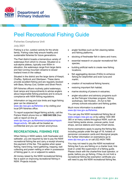 Peel Recreational Fishing Guide