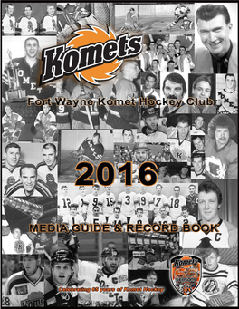 Komets 2016 Media Guide Record Book.Pdf