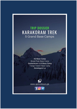 Karakoram Trek – 5 Base Camps (24 Days)