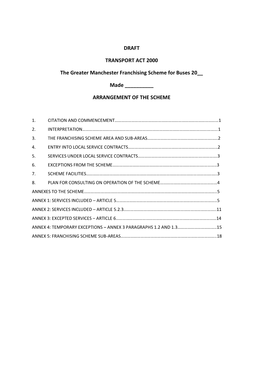 The Greater Manchester Franchising Scheme for Buses 20 , Item 5B PDF 608 KB