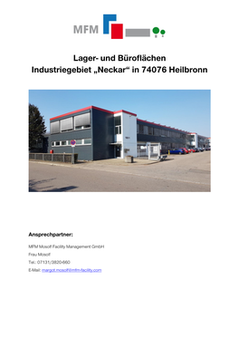 Und Büroflächen Industriegebiet „Neckar“ in 74076 Heilbronn