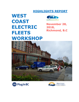 West Coast Electric Fleets Workshop