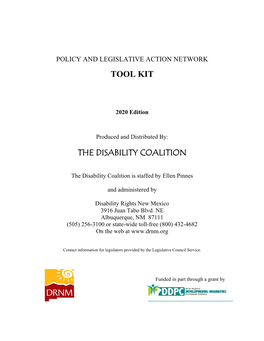 Tool Kit the Disability Coalition