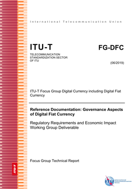 Reference Documentation: Governance Aspects of Digital Fiat Currency