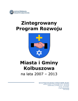 Zintegrowany Program Rozwoju Miasta I Gminy Kolbuszowa