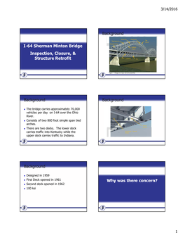 Sherman Minton Bridge Structure Retrofit