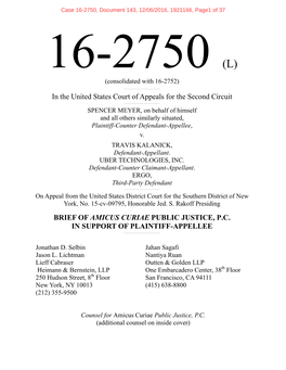 Filed an Amicus Brief