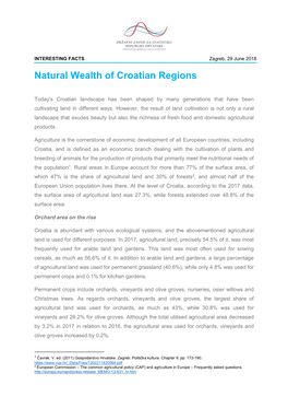 Natural Wealth of Croatian Regions