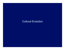 Cultural Evolution Next Factor in Drake Equation: Fc