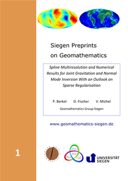 Siegen Preprints on Geomathematics