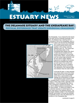 Summer 2002 Newsletter of the Delaware Estuary Program