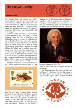 Issue the Linnean Society