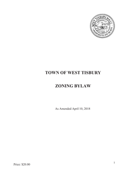 WT Zoning Bylaws April 06.Indd