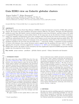 Arxiv:2102.09568V3 [Astro-Ph.GA] 12 Jul 2021 of These Systems: Sky-Plane Rotation (Bianchini Et Al