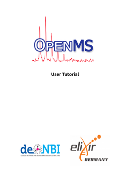 Openms Tutorial Handouts