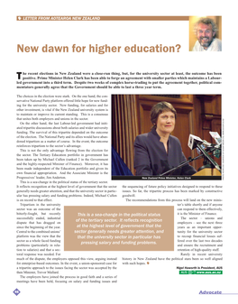 New Dawn for Higher Education? Advocate November 2005 (NTEU