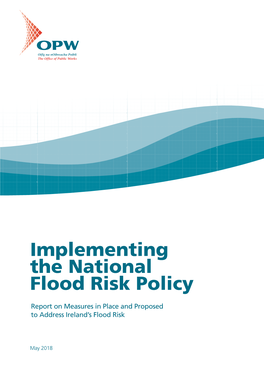 Implementing the National Flood Risk Policy