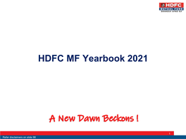 HDFC MF Yearbook 2021