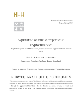 Exploration of Bubble Properties in Cryptocurrencies a Hybrid-Study with Quantitative Models for Crash Estimation Supplemented with Industry Experts